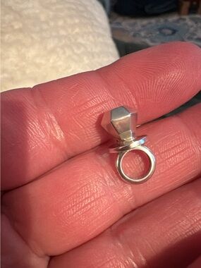 Solid Sterling Silver Ring Pop Charm